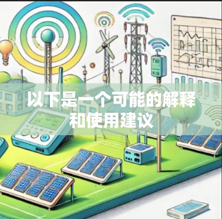 以下是一个可能的解释和使用建议