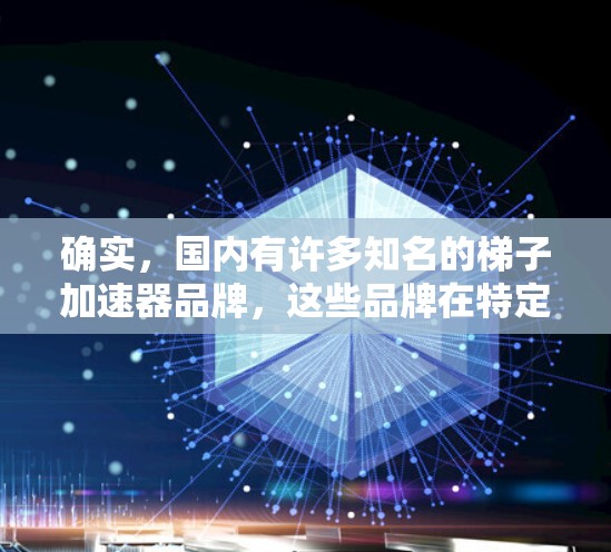 确实，国内有许多知名的梯子加速器品牌，这些品牌在特定行业和市场中具有较高的知名度和应用。以下是几个主要的梯子加速器品牌及其特点