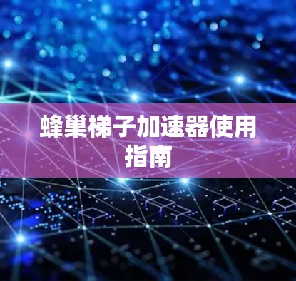 蜂巢梯子加速器使用指南 蜂巢梯子加速器使用指南