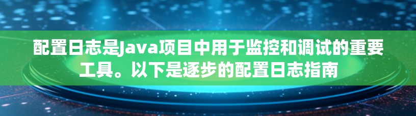 配置日志是Java项目中用于监控和调试的重要工具。以下是逐步的配置日志指南