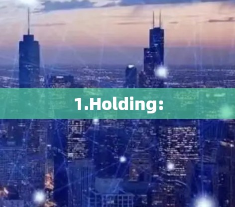 1.Holding: 1.Holding: