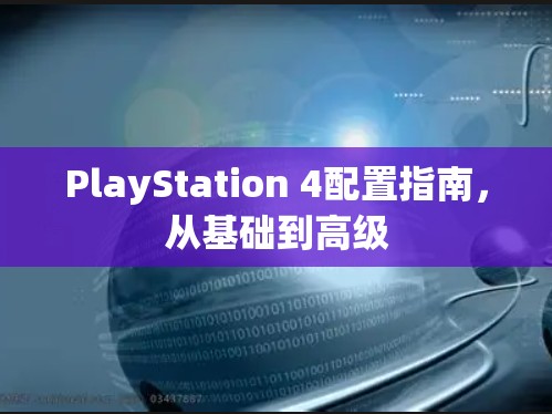 PlayStation 4配置指南,从基础到高级 PlayStation 4配置指南,从基础到高级