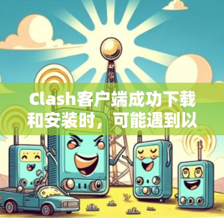 Clash客户端成功下载和安装时，可能遇到以下问题及解决方法