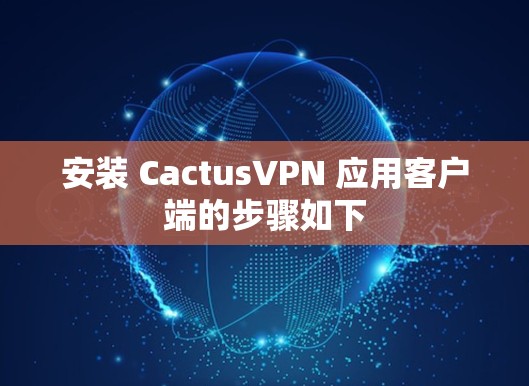 安装 CactusVPN 应用客户端的步骤如下