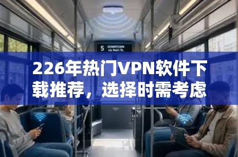 226年热门VPN软件下载推荐，选择时需考虑多方面因素