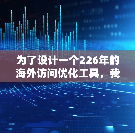 为了设计一个226年的海外访问优化工具,我们需要考虑用户的多样化需求、功能模块的完善性和用户体验的优化。以下是对该工具的详细设计 为了设计一个226年的海外访问优化工具,我们需要考虑用户的多样化需求、功能模块的完善性和用户体验的优化。以下是对该工具的详细设计