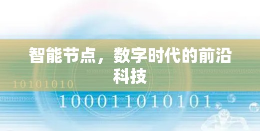 智能节点,数字时代的前沿科技 智能节点,数字时代的前沿科技